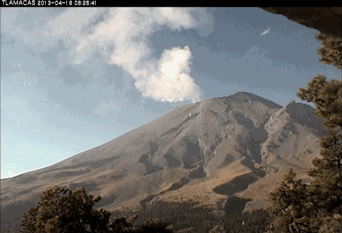 Volcán Popocatepetl de Tlamacas